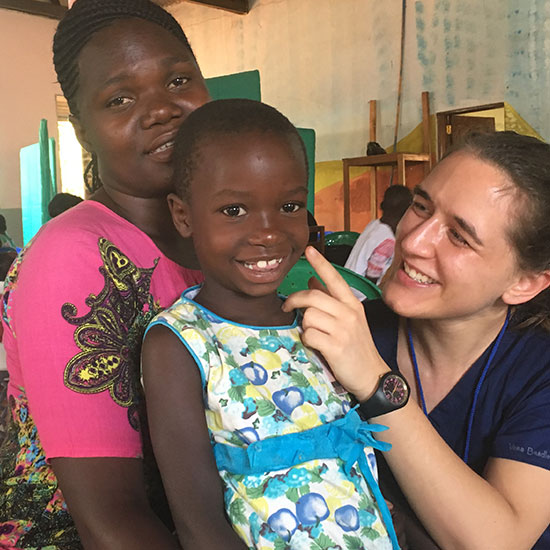 Elizabeth Noble in Uganda, Photo by Diane Dersch
