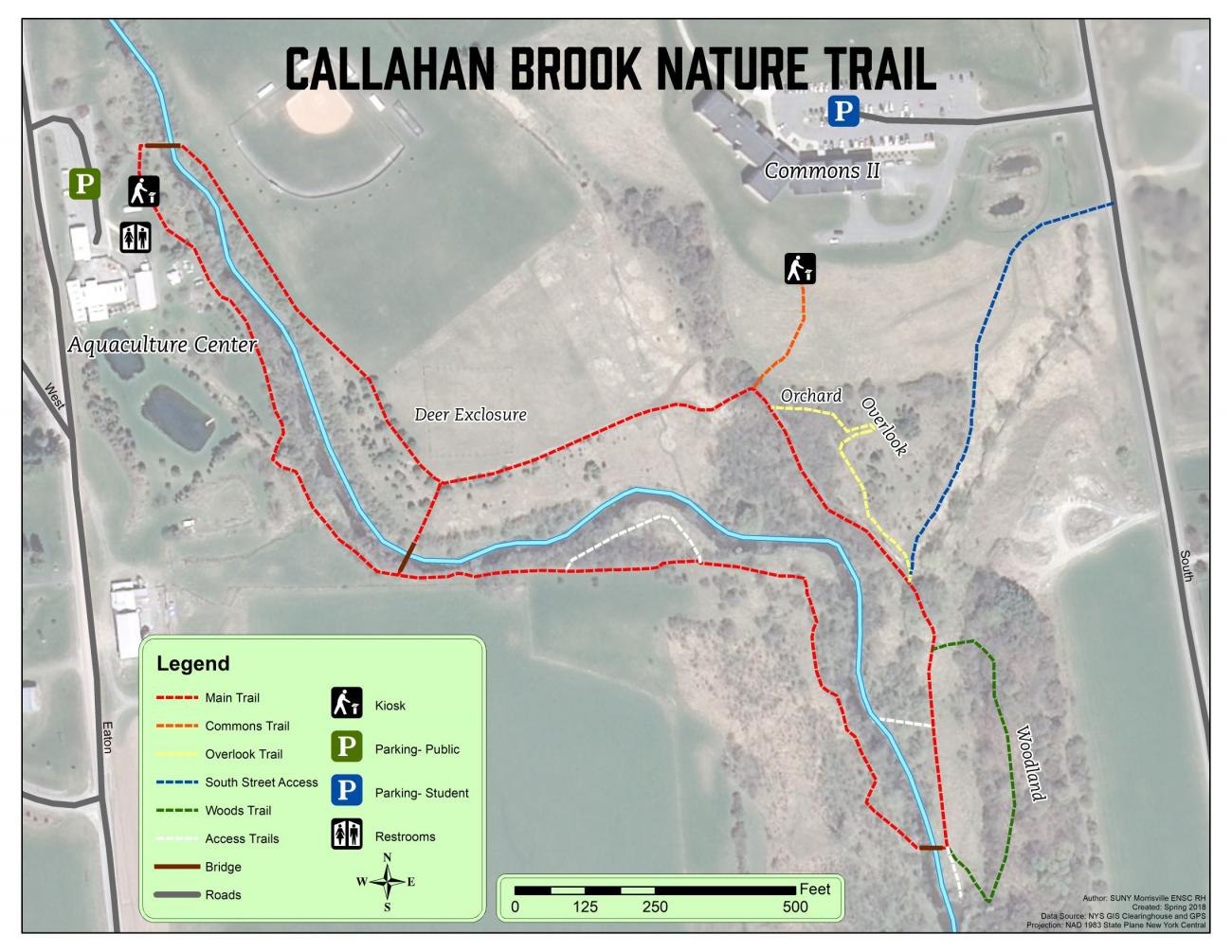 Callahan Brook Trail Map